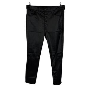 Express Shinny Black Sparkle Skinny High Rise Jeans 14R